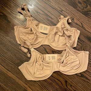 (2) NWOT 38C Soma nursing bras